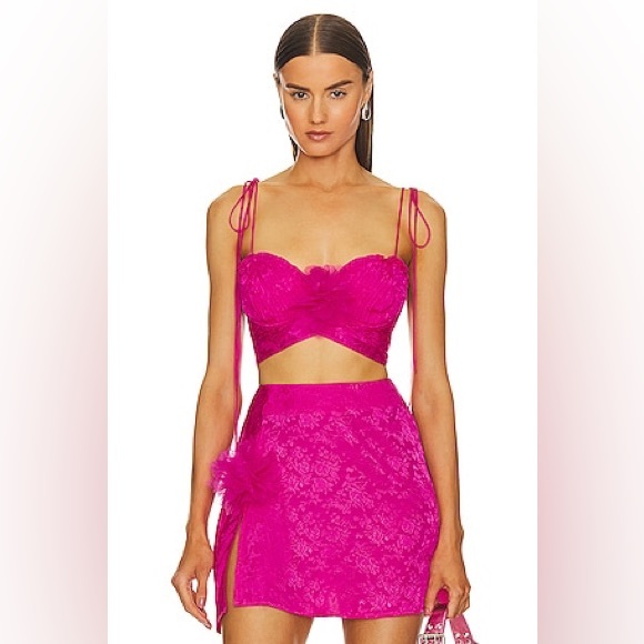 For Love and Lemons Delanie Top and Sasha Skirt Set